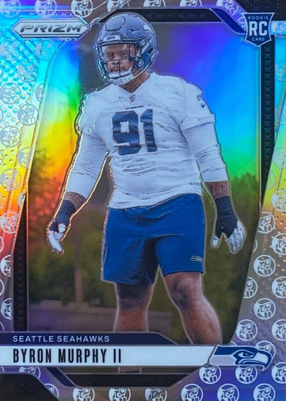 Byron Murphy II 2024 Prizm #317 White Knight /3 Rookie RAW