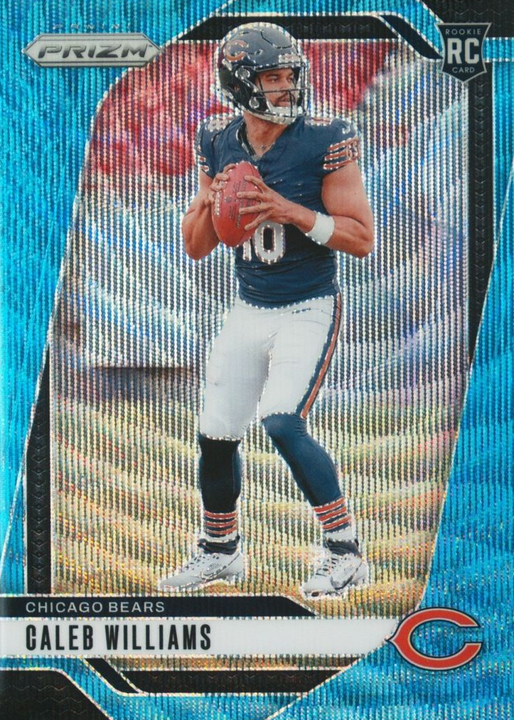 Caleb Williams 2024 Prizm #301 Blue Wave /230 Price Guide