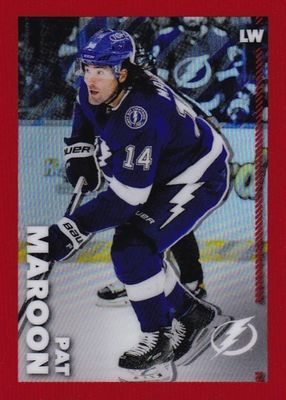 2022 Topps Chrome NHL Sticker Collection #454 Red Refractor /5