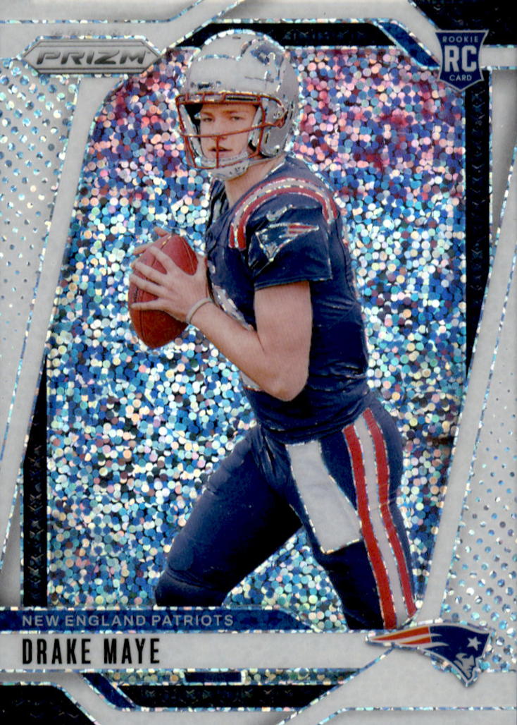 Drake Maye 2024 Prizm #329 White Sparkle /(SSP) Price Guide