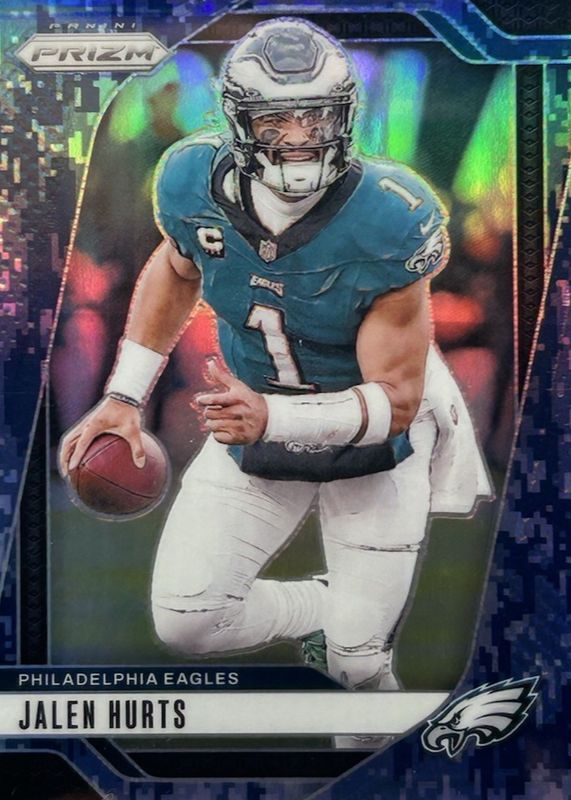Jalen Hurts 2024 Prizm #231 Navy Camo /25 RAW