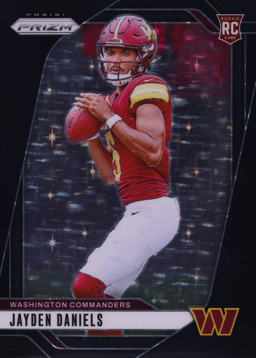 Jayden Daniels 2024 Prizm #347 Black Stars /1 Price Guide - Sports