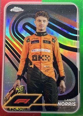 2024 Topps Chrome Formula 1 #7 Red & Green Refractor