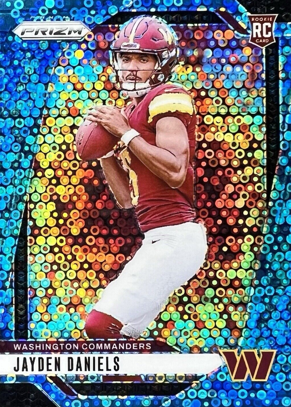 Jayden Daniels 2024 Prizm #347 No Huddle Blue /99 Price Guide