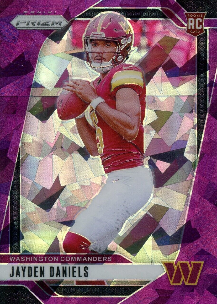 Jayden Daniels 2024 Prizm #347 Purple Ice /225 Price Guide