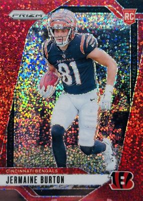 Jermaine Burton 2024 Optic #251 Blue Glitter /(SSP) Price