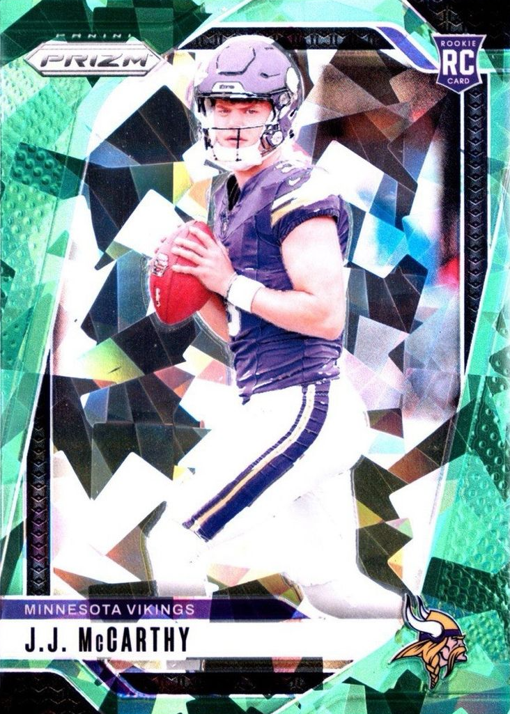JJ McCarthy 2024 Prizm #400 Green Ice Price Guide - Sports Card