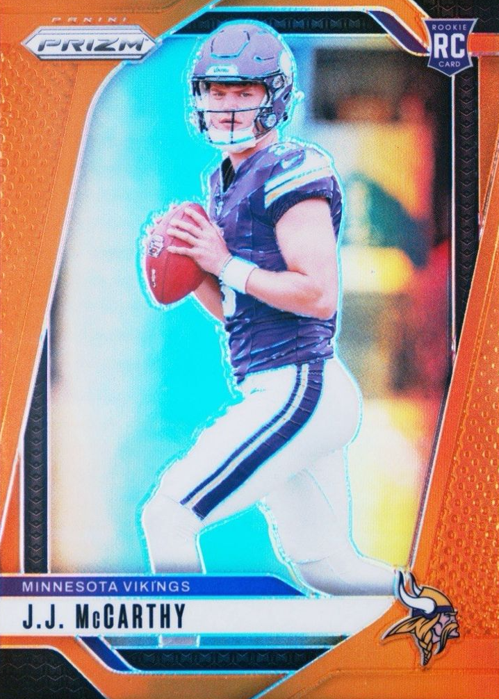 JJ McCarthy 2024 Prizm #400 Orange /249 Price Guide - Sports Card