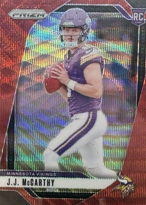 JJ McCarthy 2024 Prizm #400 Red Wave /149 Price Guide - Sports
