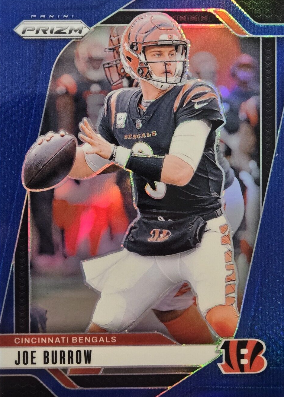 Joe Burrow 2024 Prizm #55 Blue /(SSP) Price Guide - Sports