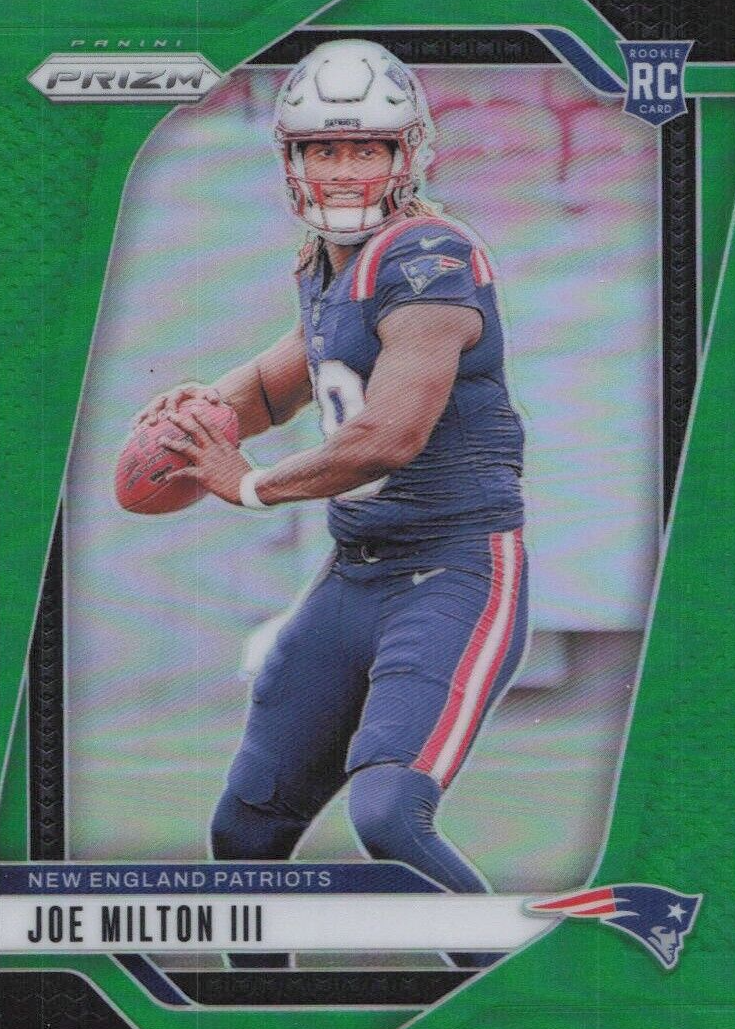 Joe Milton III 2024 Prizm #354 Green Price Guide - Sports