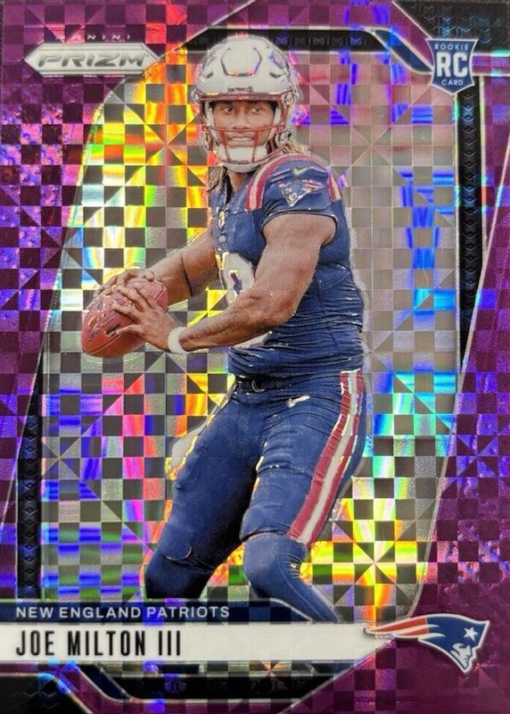 Joe Milton III 2024 Prizm #354 Purple Power /49 Rookie RAW