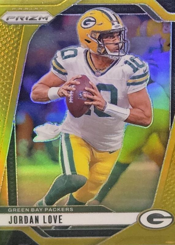 Jordan Love 2024 Prizm #101 Gold /10 RAW