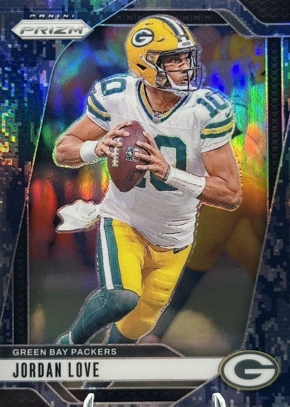 Jordan Love 2024 Prizm #101 Navy Camo /25 RAW