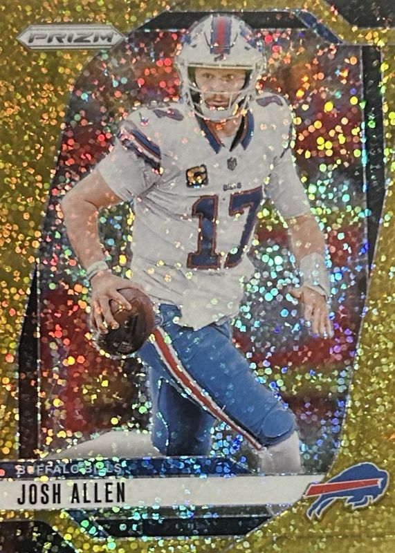 Josh Allen 2024 Prizm #28 Gold Sparkle /24 RAW