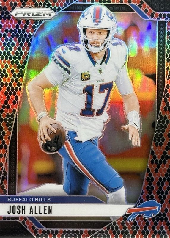 Josh Allen 2024 Prizm #28 Snakeskin /(SSP) RAW