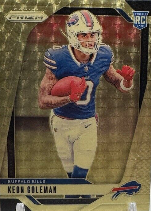Keon Coleman 2024 Prizm #362 Gold Vinyl /5 Price Guide
