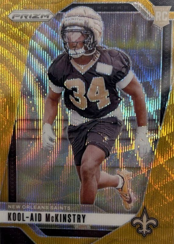 Kool-Aid McKinstry 2024 Prizm #363 Gold Wave /10 Rookie RAW