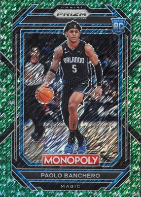 2022 Prizm Monopoly #66 Green Money Shimmer /20