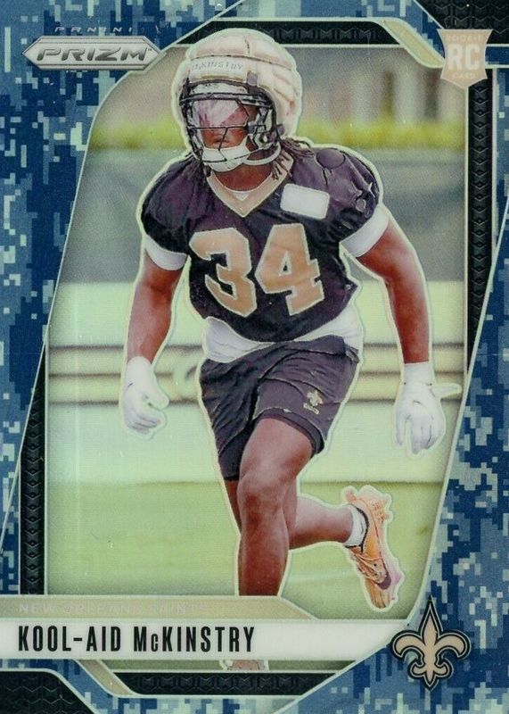 Kool-Aid McKinstry 2024 Prizm #363 Navy Camo /25 Rookie RAW