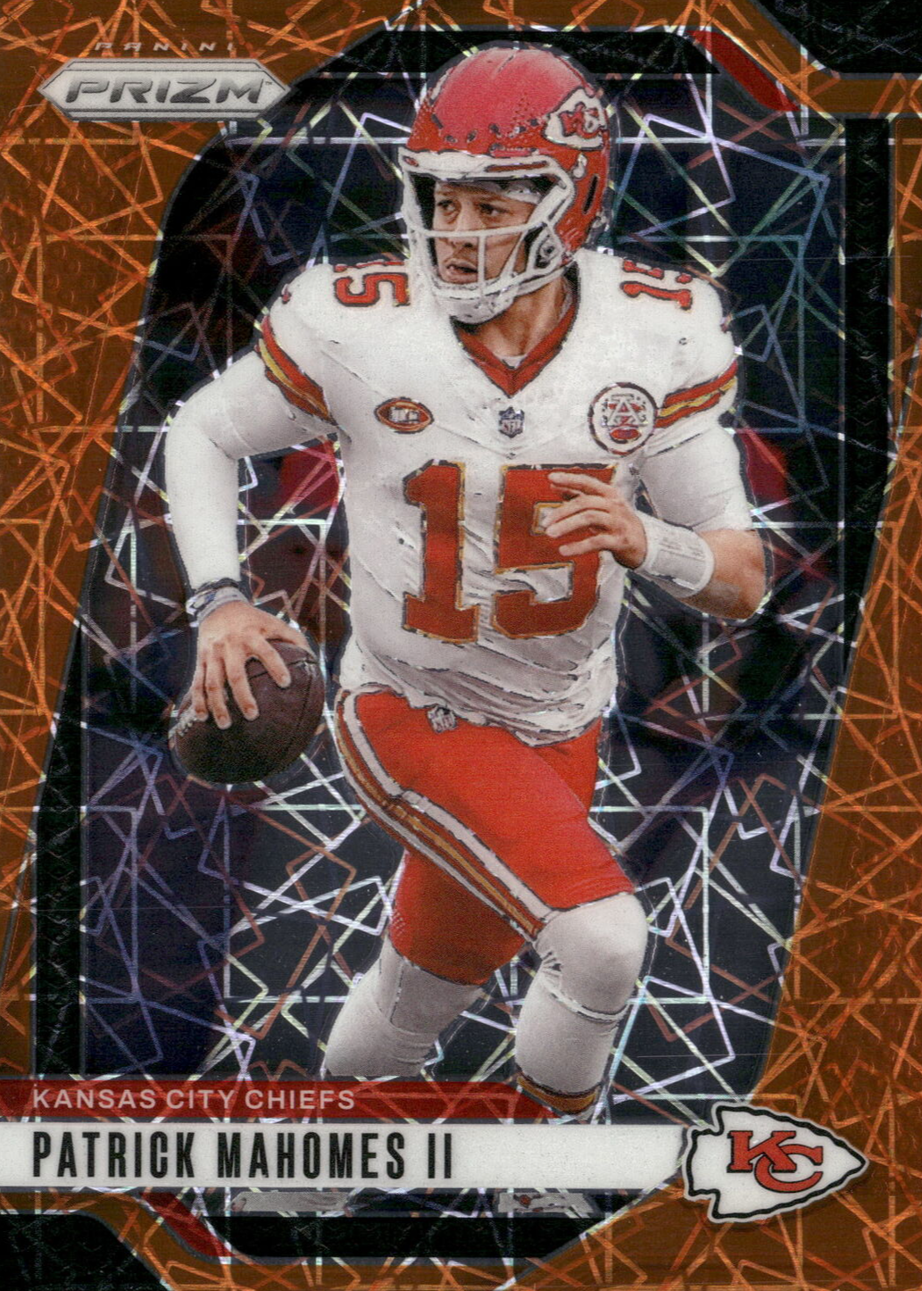 Patrick Mahomes II 2024 Prizm #138 Lazer Price Guide - Sports Card