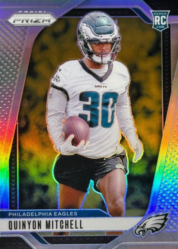 Quinyon Mitchell 2024 Prizm #381 Silver Rookie PSA 10