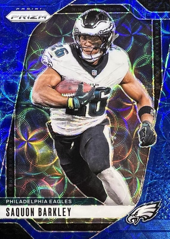 Saquon Barkley 2024 Prizm #232 Choice Blue /14 RAW