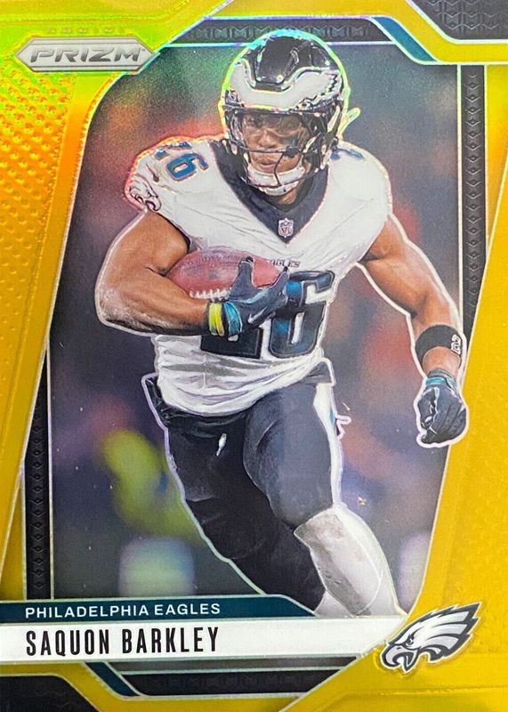 Saquon Barkley 2024 Prizm #232 Gold /10 RAW