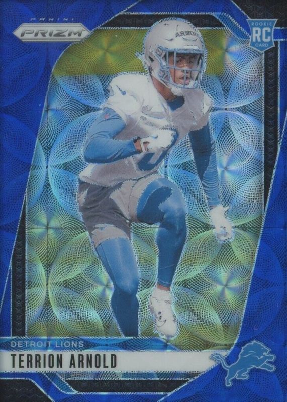 Terrion Arnold 2024 Prizm #389 Choice Blue /14 Rookie RAW