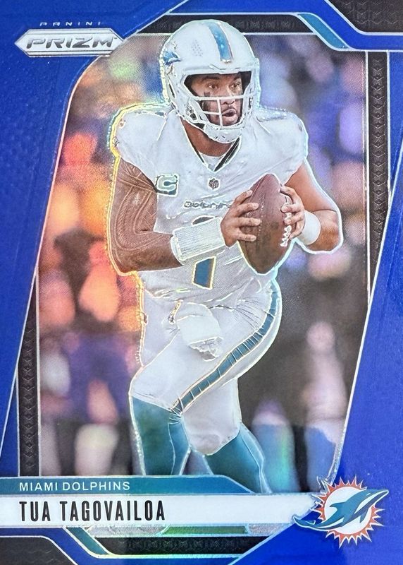 Tua Tagovailoa 2024 Prizm #175 Blue /(SSP) RAW