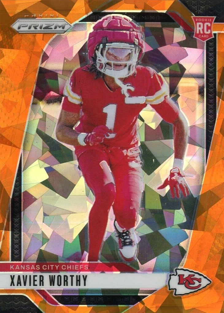 Xavier Worthy 2024 Prizm #399 Orange Ice Price Guide - Sports Card