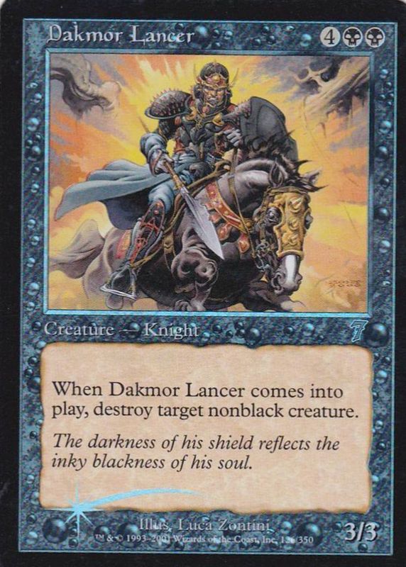 Dakmor Lancer 2001 Seventh Edition #126 Foil RAW TCG (NEAR MINT)
