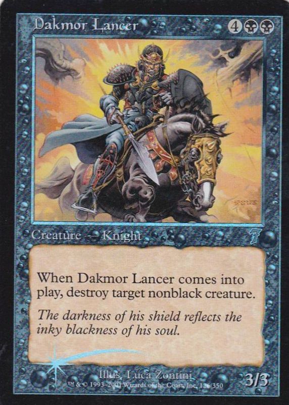 Dakmor Lancer 2001 Seventh Edition #126 Foil CGC 9