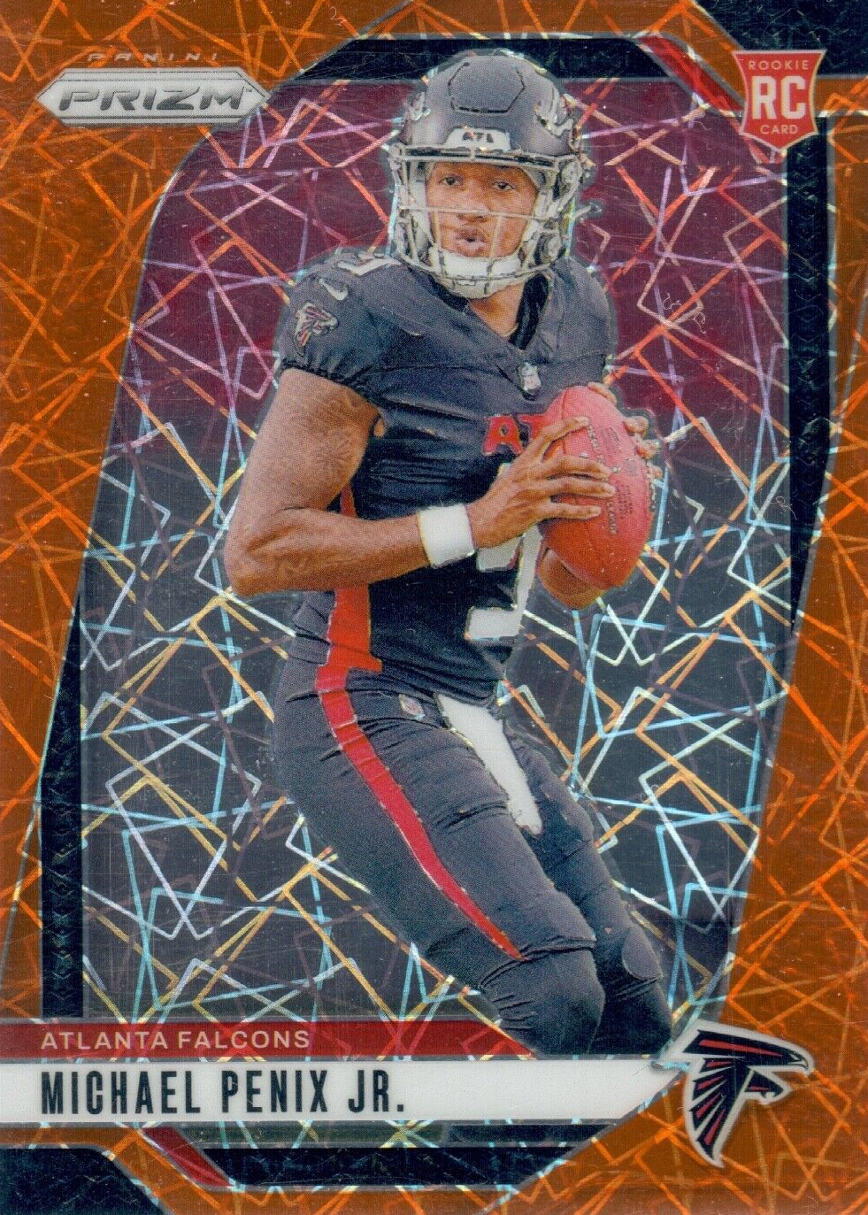Michael Penix Jr. 2024 Prizm #378 Lazer Price Guide - Sports