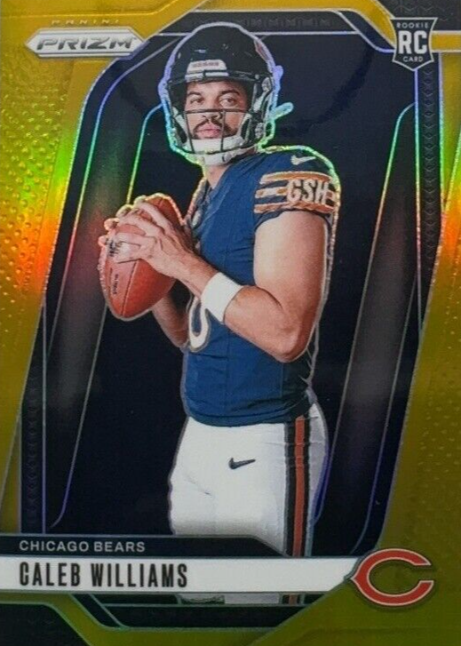 Caleb Williams 2024 Prizm #1 Rookie Variation - Gold /10 Price Guide ...