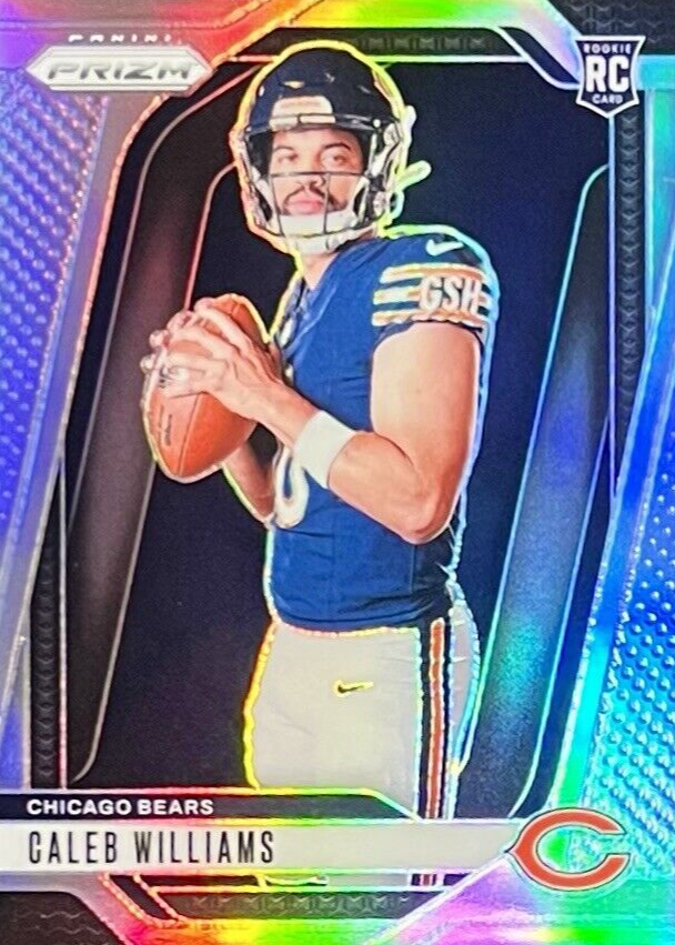 Caleb Williams 2024 Prizm #1 Rookie Variation - Silver Price Guide ...