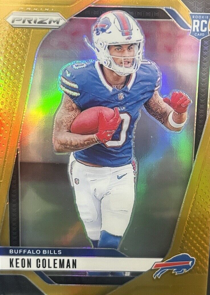 Keon Coleman 2024 Prizm #23 Rookie Variation - Gold /10