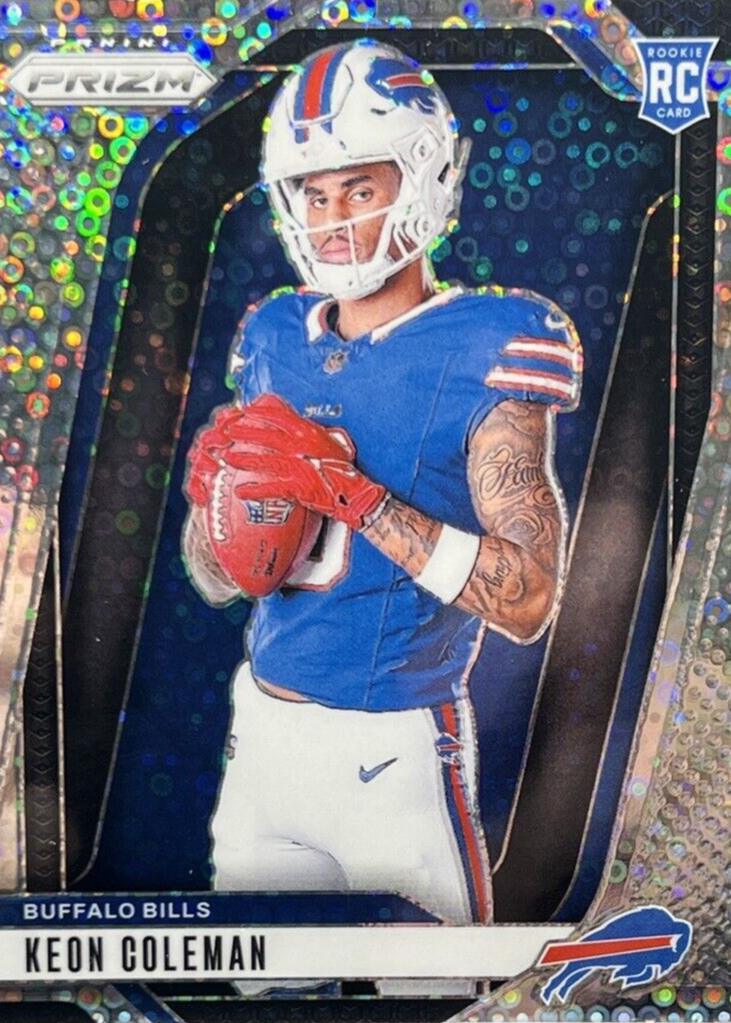 Keon Coleman 2024 Prizm #23 Rookie Variation - No Huddle Price