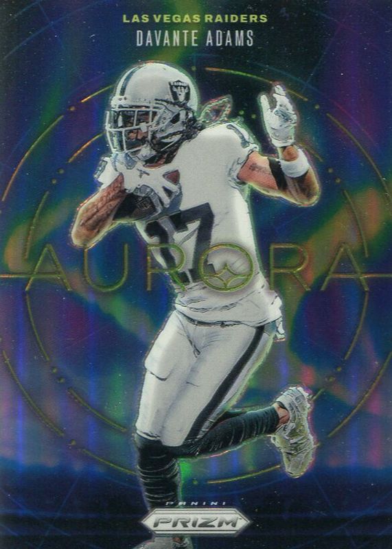 Davante Adams 2024 Prizm #10 Aurora /(SSP) BGS 10 PRISTINE