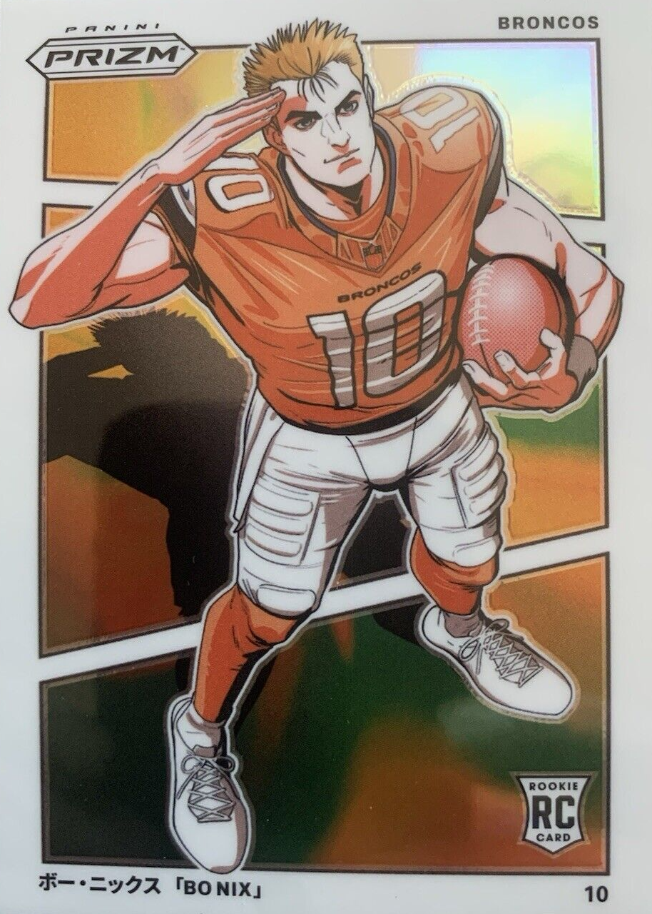 Bo Nix 2024 Prizm #M-BNI Manga /(SSP) Price Guide - Sports Card Investor