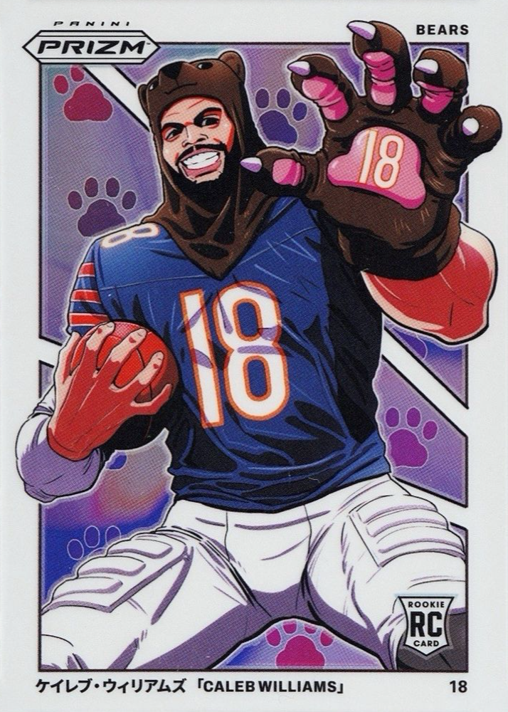 Caleb Williams 2024 Prizm #M-CWI Manga /(SSP) Price Guide