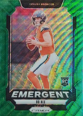 2024 Prizm #3 Emergent - Green Wave