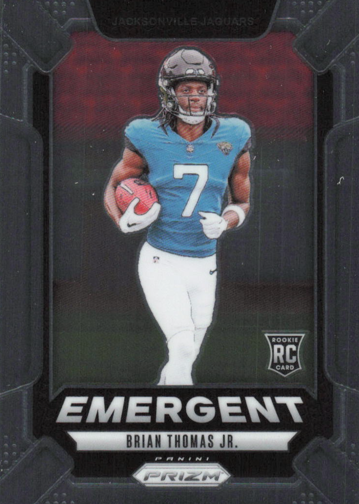 Brian Thomas Jr. 2024 Prizm #12 Emergent Price Guide - Sports Card
