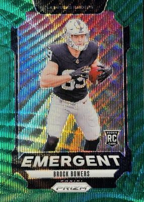 2024 Prizm #8 Emergent - Green Wave