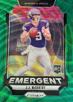2024 Prizm #19 Emergent - Green Wave