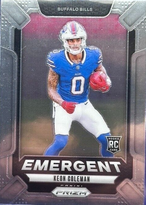 Keon Coleman 2024 Prizm #16 Emergent Price Guide - Sports