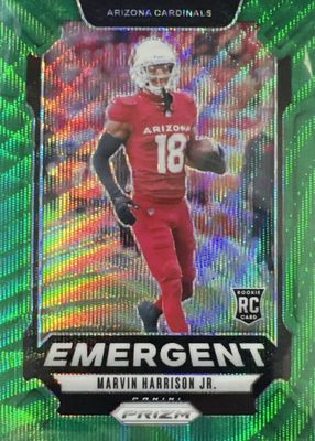 2024 Prizm #5 Emergent - Green Wave