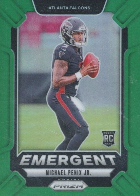 Michael Penix Jr. 2024 Prizm #20 Emergent - Green Price