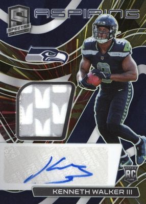 2022 Spectra #APA-KWA Aspiring Patch Autographs - Hyper /60