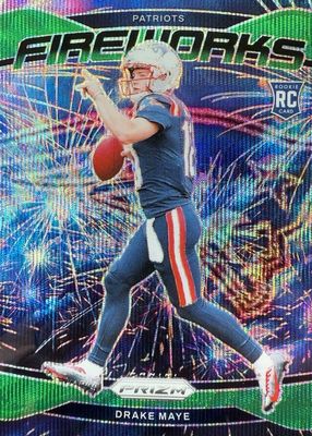 2024 Prizm #22 Fireworks - Green Wave